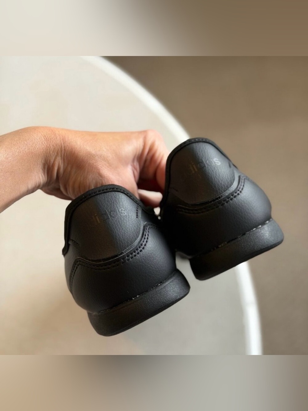 Adidas Black Elastic Mary Jane Shoes - Picture 6 of 7
